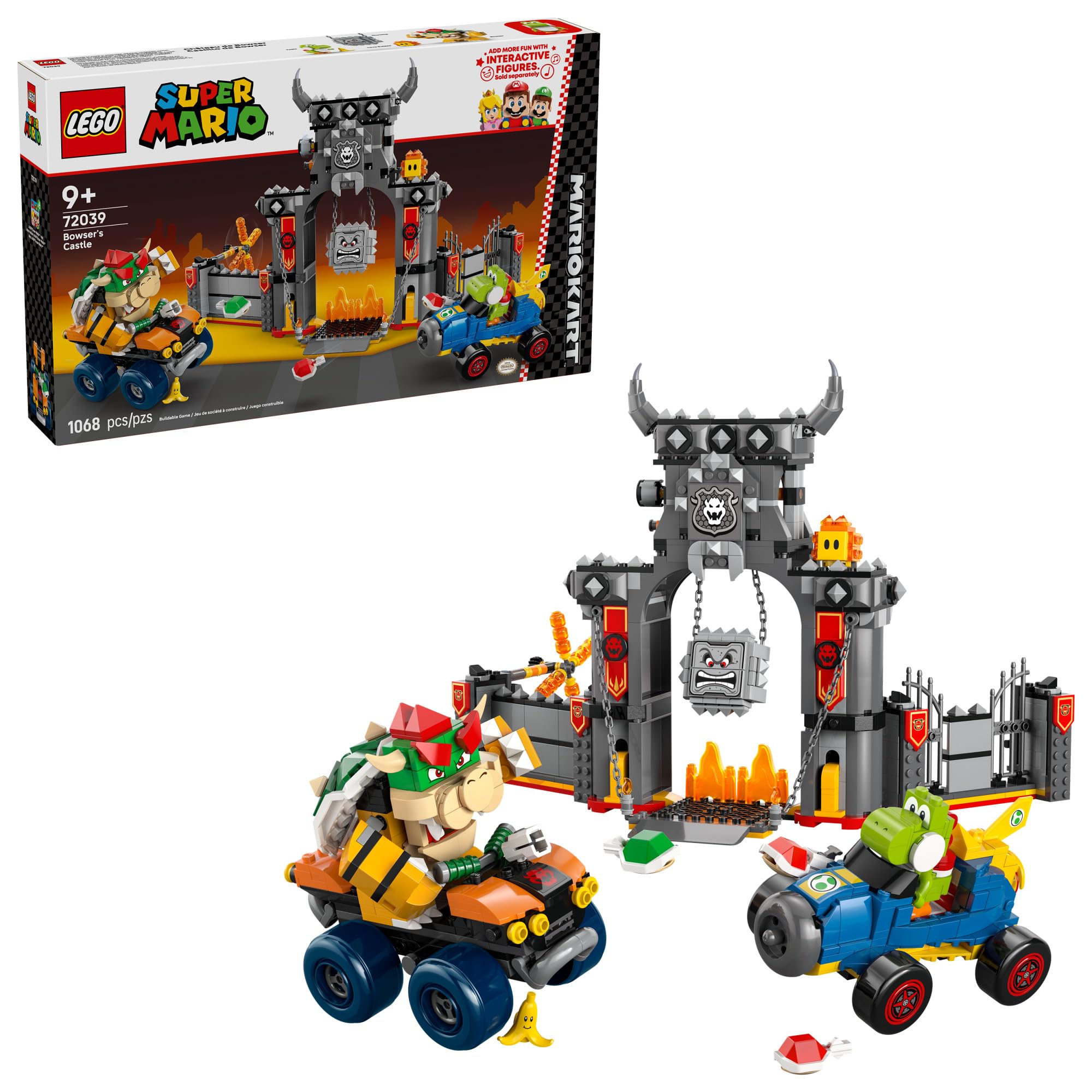 Amazon.com: LEGO Super Mario: Mario Kart – Bowser's Castle